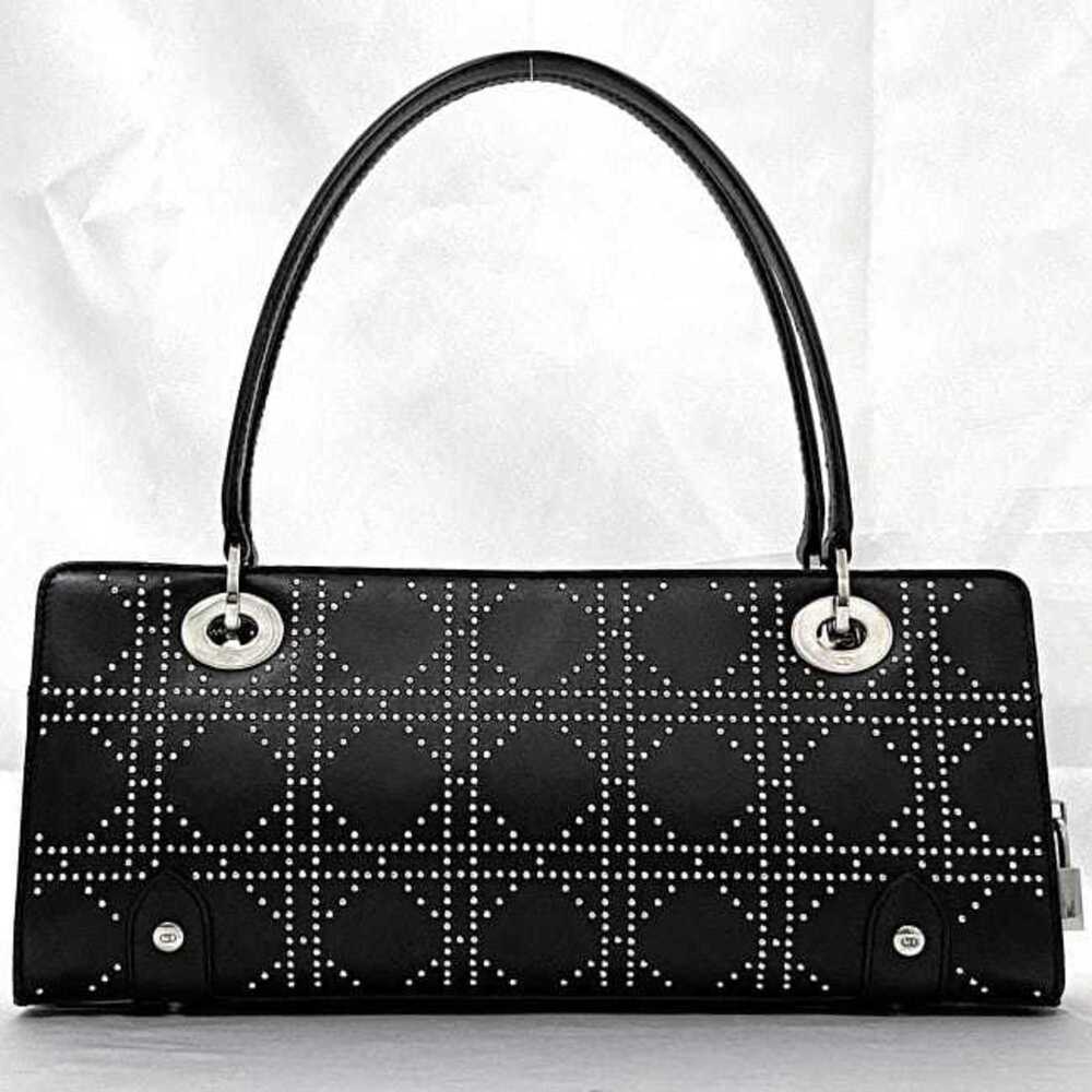 CHRISTIAN DIOR Black Leather Shoulder Bag - Picture 4 of 11